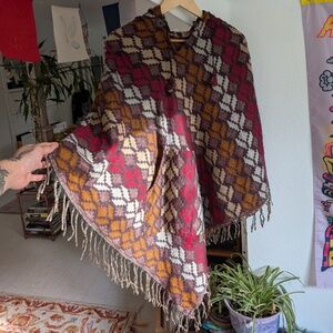 Nepali Wool Earthen Poncho